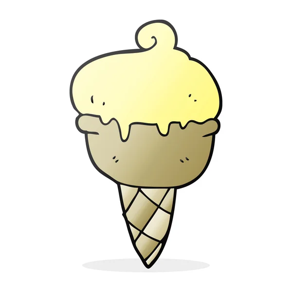 Cartoon Crème glacée — Image vectorielle