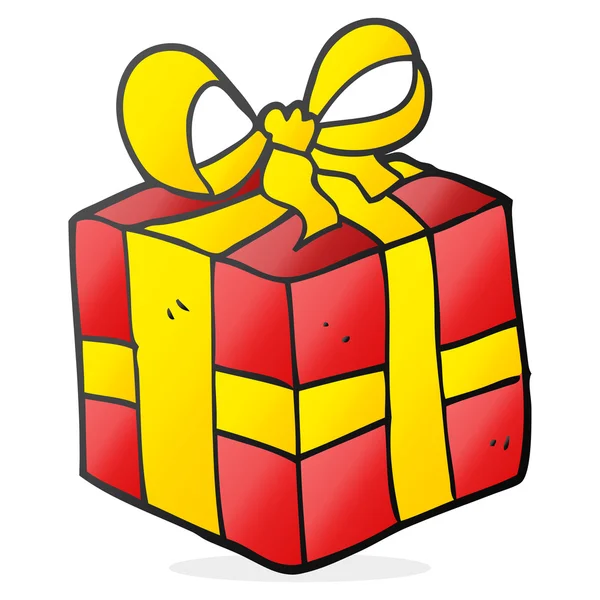 Cartoon kerstcadeau — Stockvector