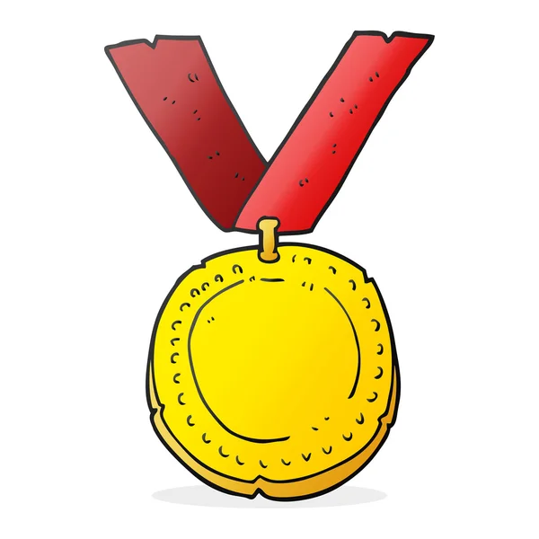 Freehand drawn cartoon medal — Stock Vector