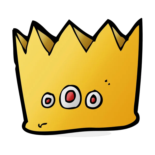 Kreslený obrázek koruny — Stockový vektor
