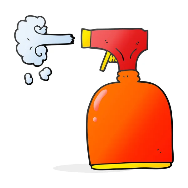 Botella de spray de dibujos animados — Vector de stock