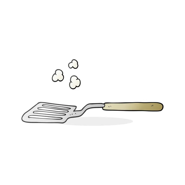 Spatule dessin animé à main levée — Image vectorielle