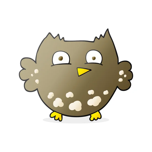 Cartoon little owl — Stock Vector