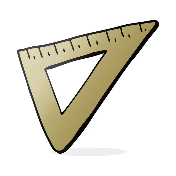 Kreslený trojúhelník — Stockový vektor