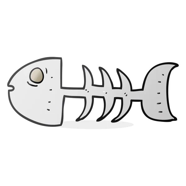 Kreslený rybí kosti — Stockový vektor