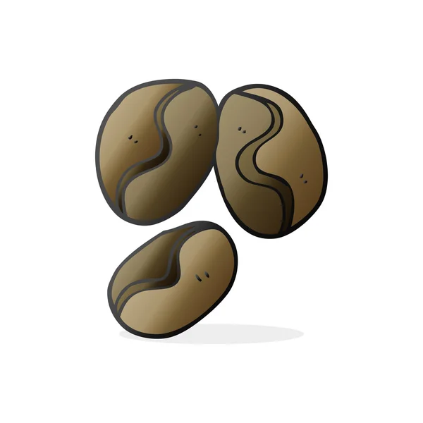 Cartoon coffee beans — Stock Vector