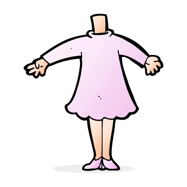 Headless girl cartoon ⬇ Vector Image by © lineartestpilot Vector