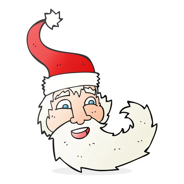 Dessin animé père Noël claus rire — Image vectorielle