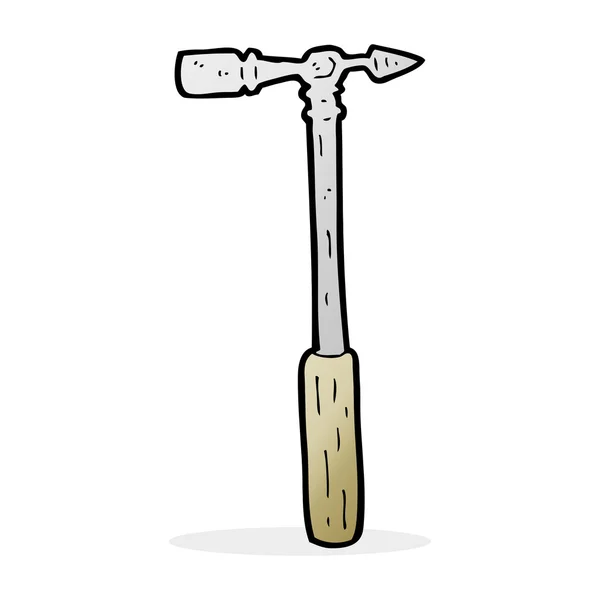 Cartoon-Nadel Hammer — Stockvektor