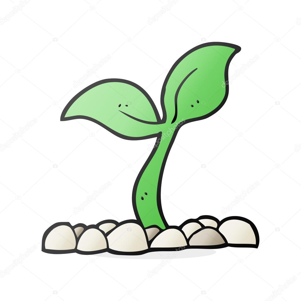 Plántulas de dibujos animados dibujados a mano alzada Vector de stock  #101924442 de ©lineartestpilot, image size:1024x1024