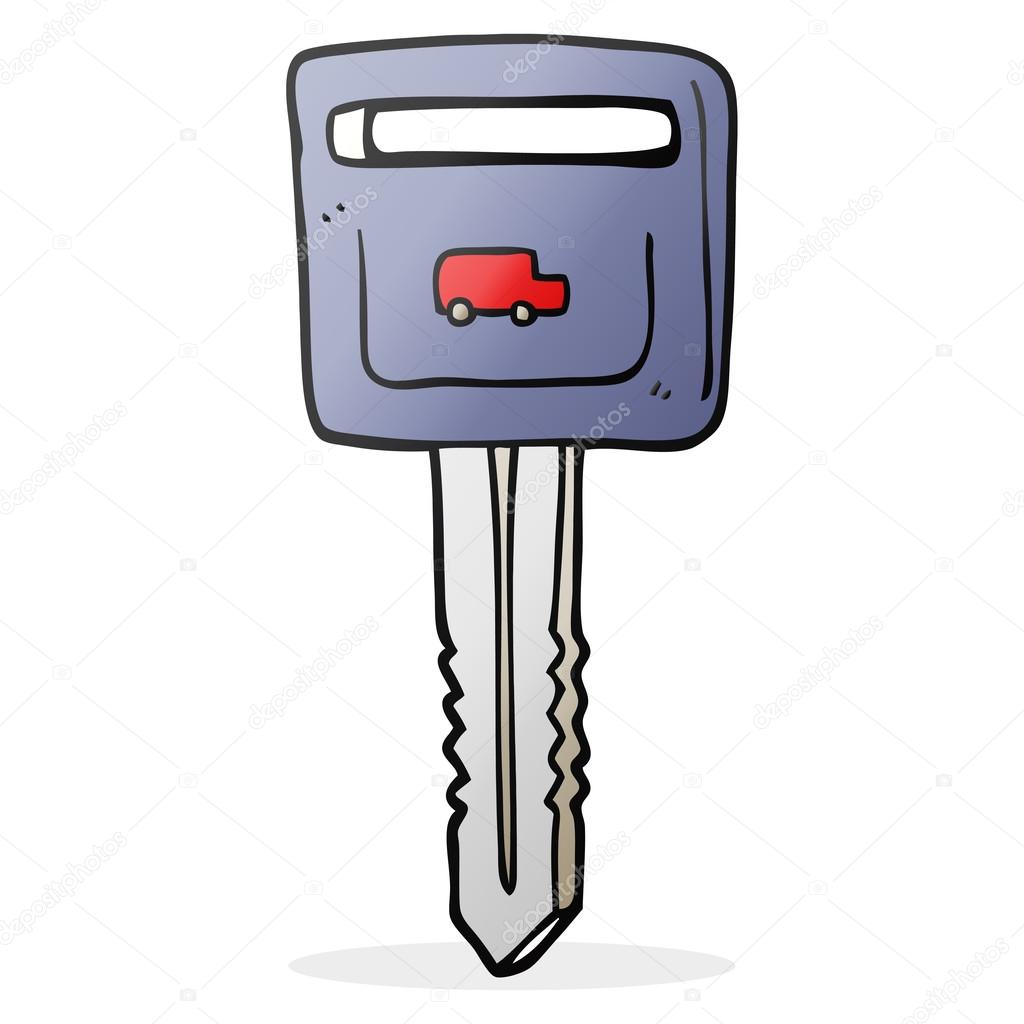 Cartoon car key Stock Vector Image by ©lineartestpilot 101925458