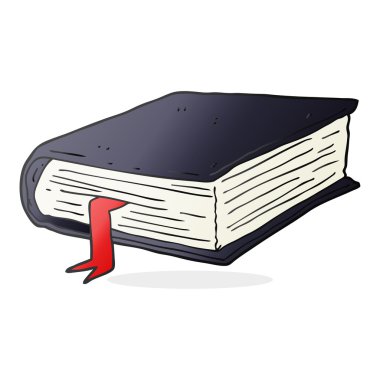 çizgi film kalın bir kitap