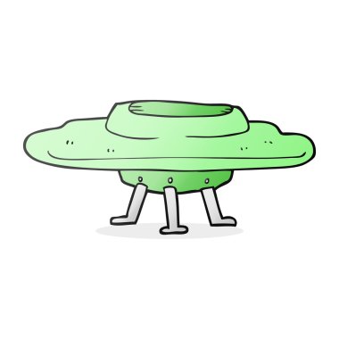 karikatür uçan daire