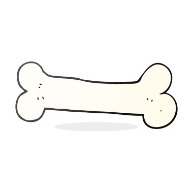 serbest çizilmiş karikatür kemik