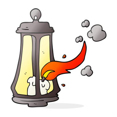 Çizgi Film ürkütücü fener