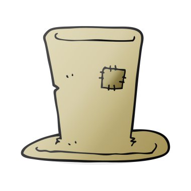 karikatür serseri üst şapka