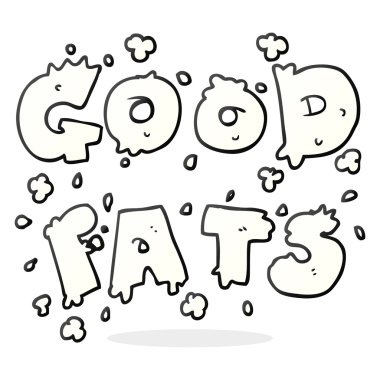 iyi yağlar işareti karikatür