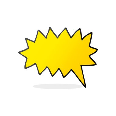 karikatür basit Not kabarcık doodle