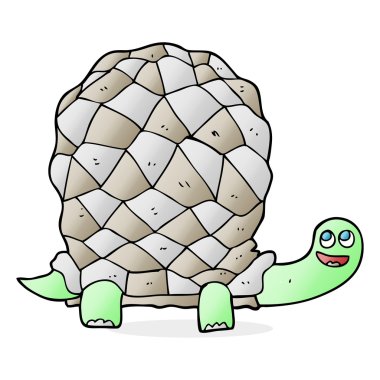 serbest çizilmiş karikatür kaplumbağa