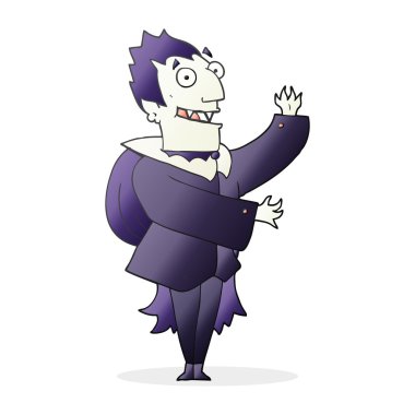 serbest çizilmiş karikatür vampir