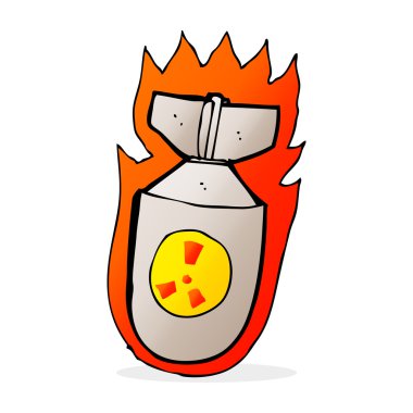 çizgi film yanan bomba