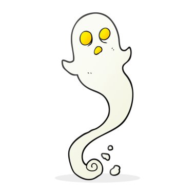 Çizgi film halloween hayalet