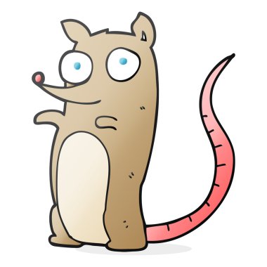 Serbest çizim çizgi film faresi