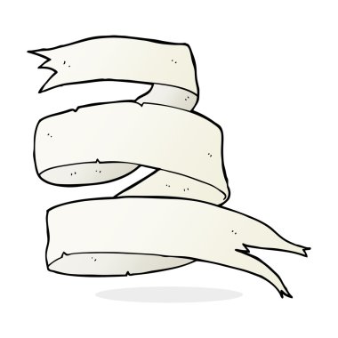 eski kaydırma afiş karikatür