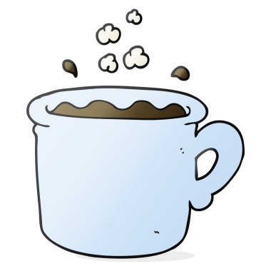 taza de café de la historieta