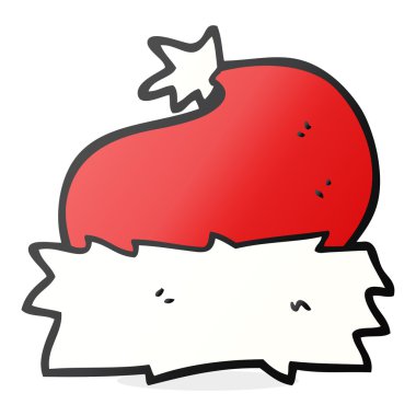 karikatür noel şapka