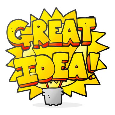 çizgi film harika bir fikir! sembol