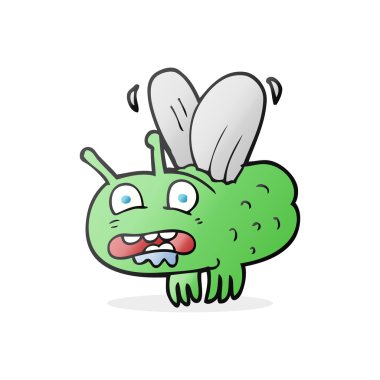 Serbest çizim çizgi film sineği