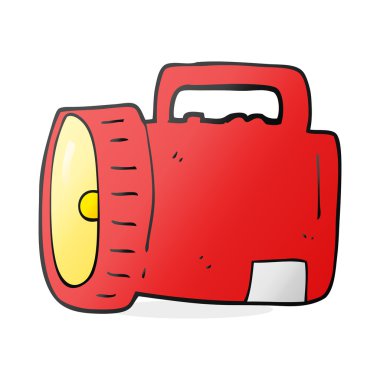 serbest çizilmiş karikatür meşale