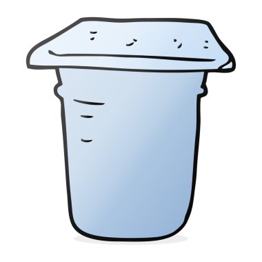 çizgi film yoğurt pot