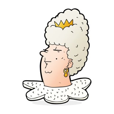 çizgi film Kraliçe kafa