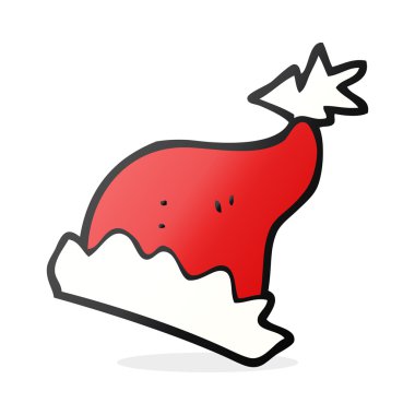 Noel Baba şapkası cartoon