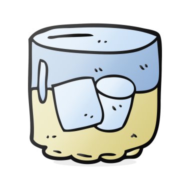 çizgi film viski ve buz