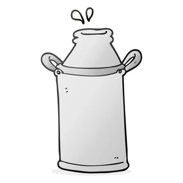 Cartoon milk barrel — Stock Vector