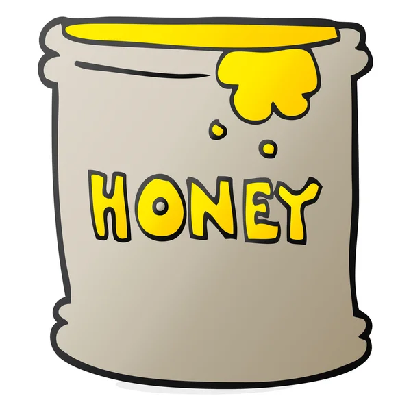 Kreslený honey pot — Stockový vektor