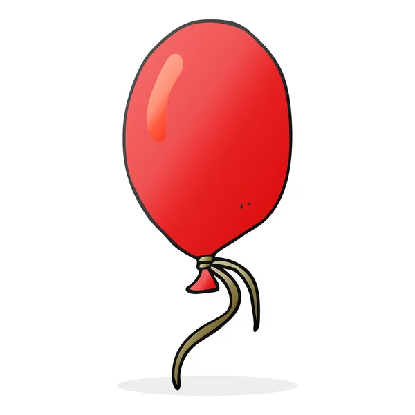 Freehand drawn cartoon balloon — Stock Vector