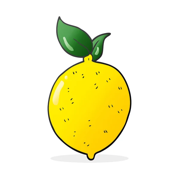 Od ruky kreslené nakreslené citron — Stockový vektor