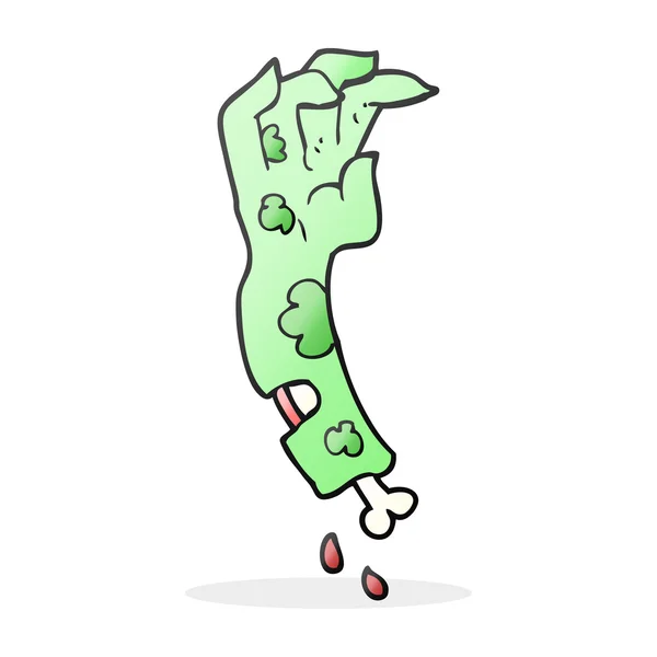 Cartoon zombie arm — Stock vektor