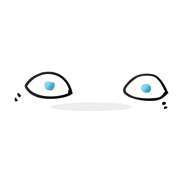 Ilustración de dibujos animados de los ojos — Vector de stock