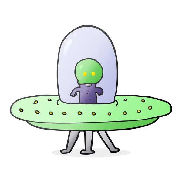 cartoon flying saucer