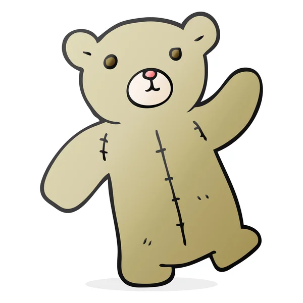 Urso de pelúcia dos desenhos animados —  Vetores de Stock