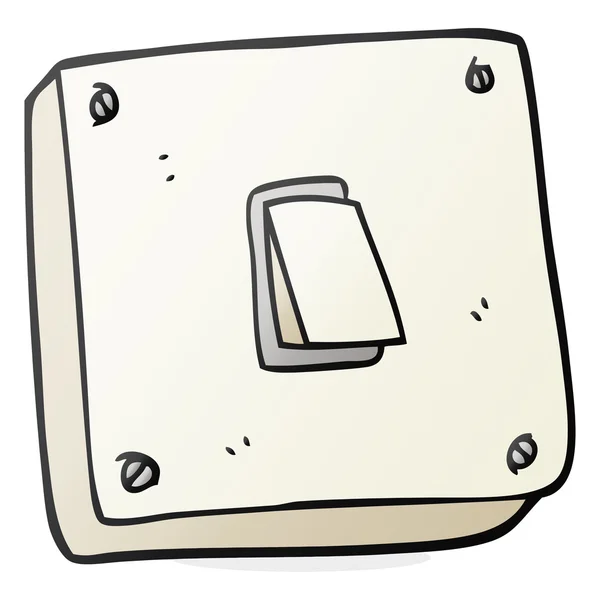 Interruptor de luz dos desenhos animados — Vetor de Stock