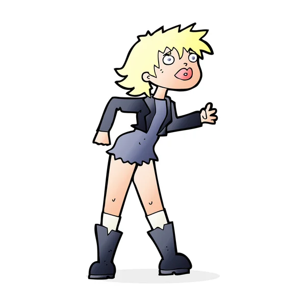 Cartoon girl in leather jacket Stock Vector Image by ©lineartestpilot 38441935