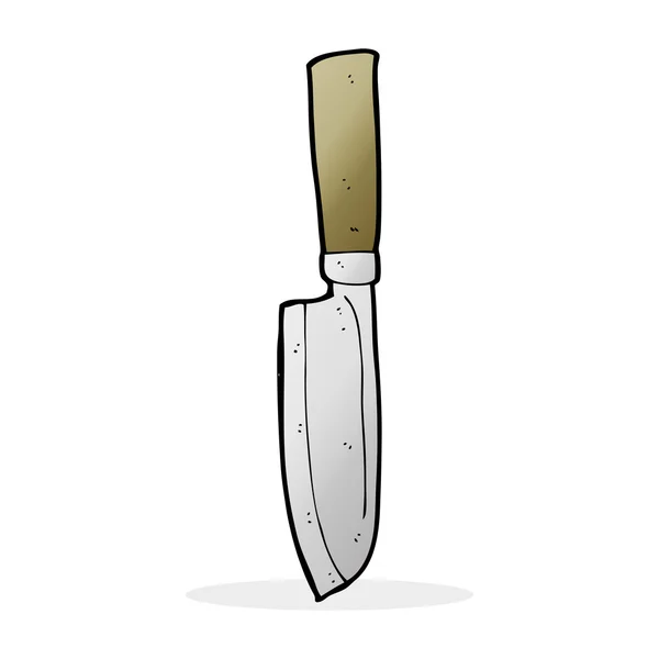 Cuchillo de cocina de dibujos animados — Vector de stock