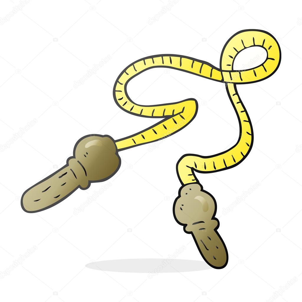 cartoon skipping rope ¡ª Stock Vector © lineartestpilot #101935500