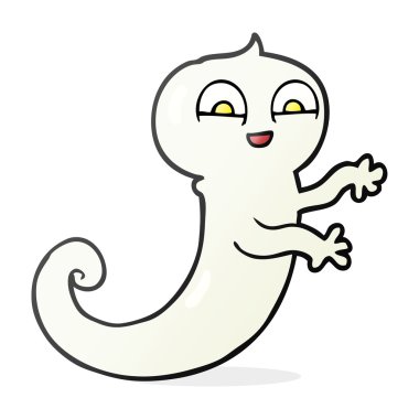 serbest çizilmiş karikatür hayalet